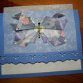 Teabag Folded Butterfly Note Card