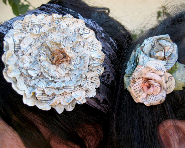 Flower Hair Pins