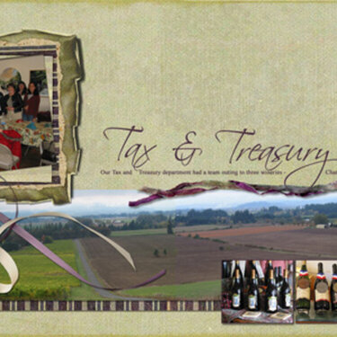 Tax and Treasury Wine Tour