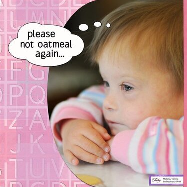 Please, not oatmeal again...