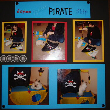 Our Bunny&#039;s Toy Pirate Ship