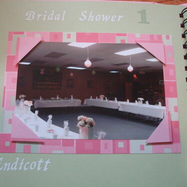 Bridal Shower. Mini Album