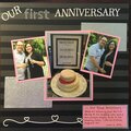 Our first Anniversary