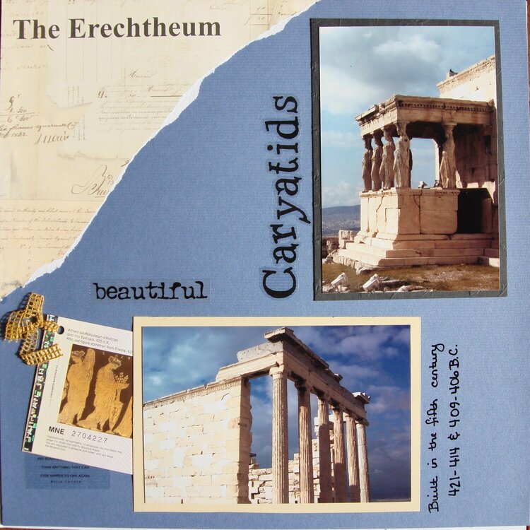 The Erechtheum on top of Athens!