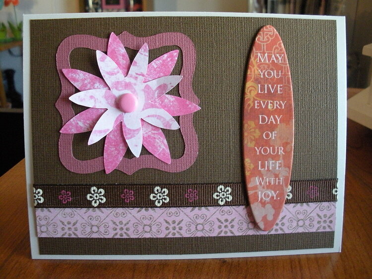 &quot;May You Live...&quot; card