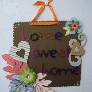 &quot;Home Sweet Home&quot; Wall Hanging&quot;