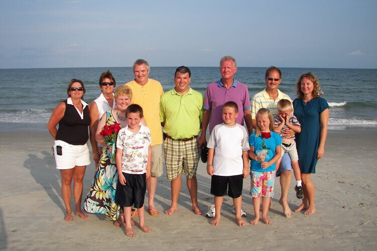 Group photo from Wedding Renewal 6-19-2010