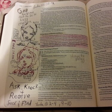 Bible Journal _ Mary &amp; Martha