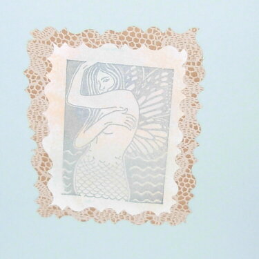 layered mermaid card