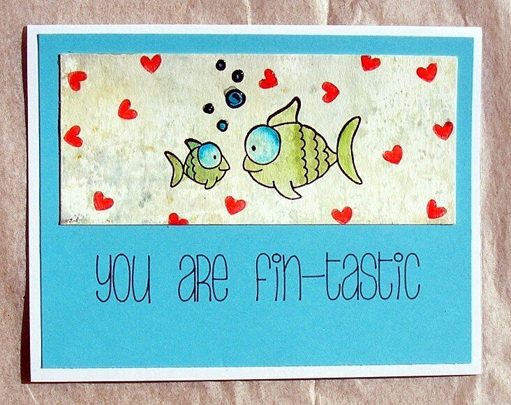 you are fintastic valentine&#039;s day card