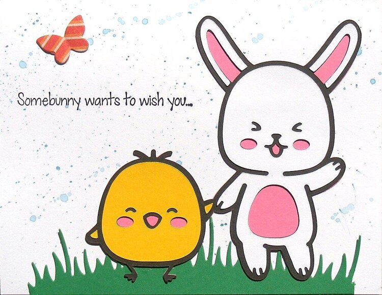 Easter Card &quot;Somebunny&quot;
