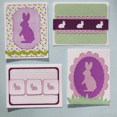 Easter cards (bunnies)