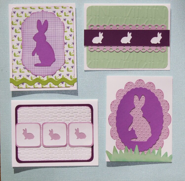 Easter cards (bunnies)
