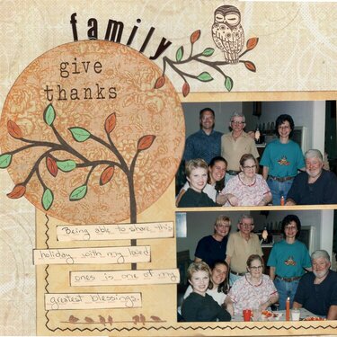 family - give thanks