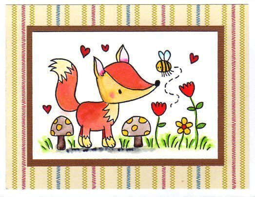 fox - sending warm fuzzy wishes