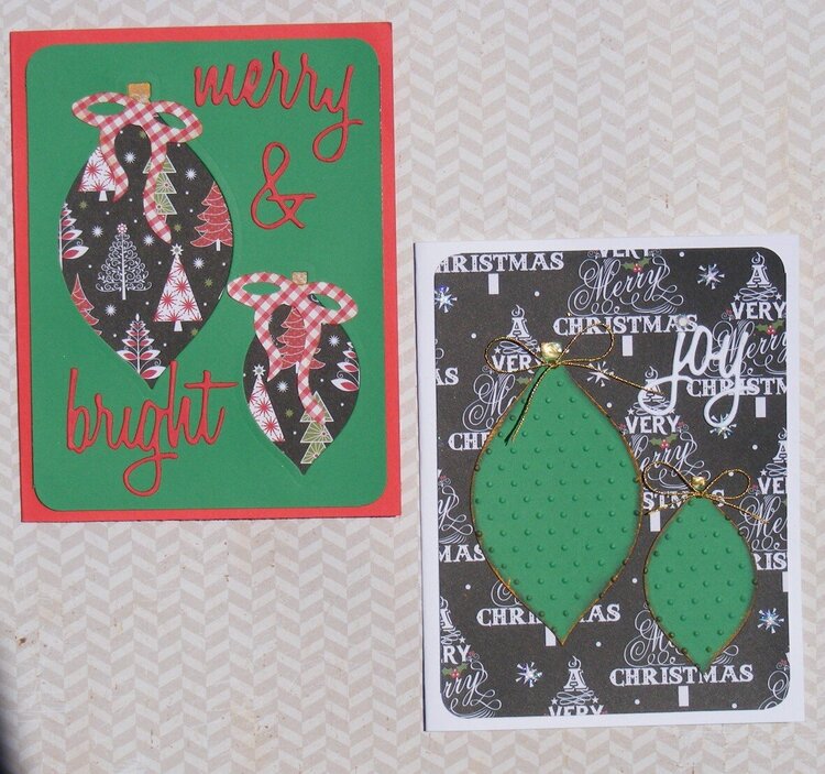 Christmas cards (Spellbinders)