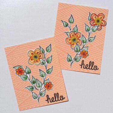 cards for kindness - hello