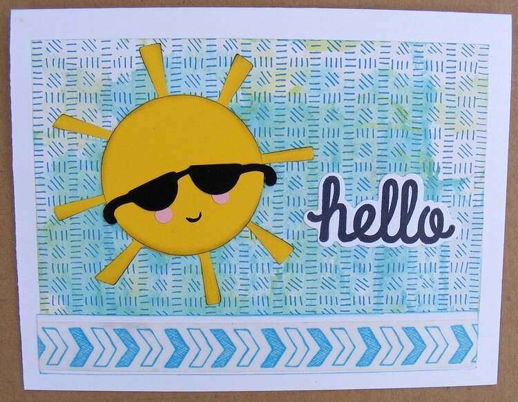 Hello (sunshine) - cards for kids