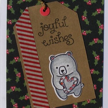 Joyful wishes - Christmas card