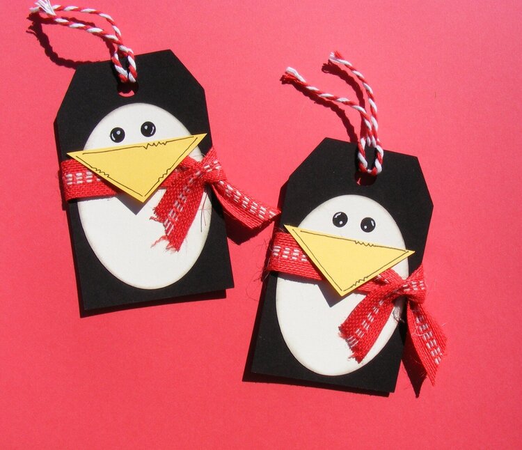 penguin gift tags