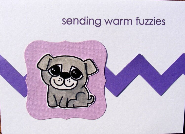 sending warm fuzzies (cards for kids)