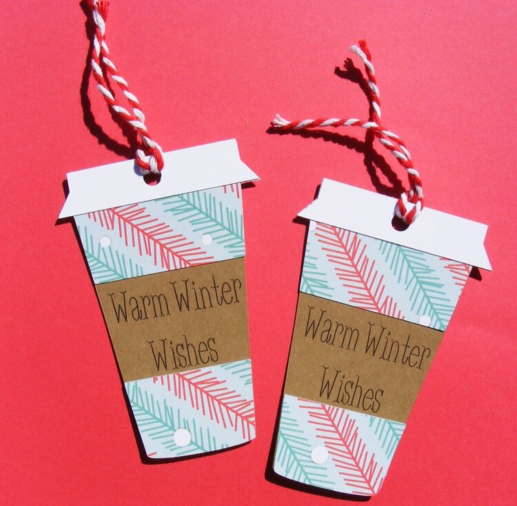 Warm Winter Wishes gift tag