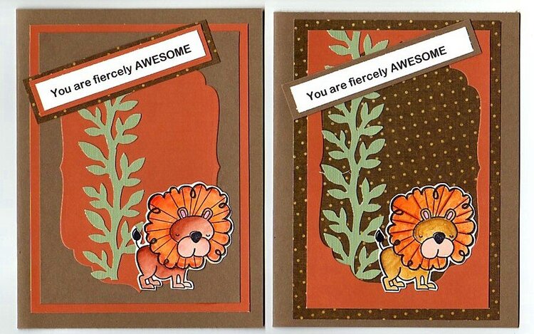 Cards for Kindness #6 (you are fiercely Awesome)