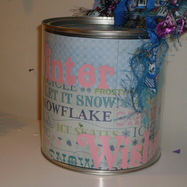 Altered Paint Can for my Grandma and Grandpa