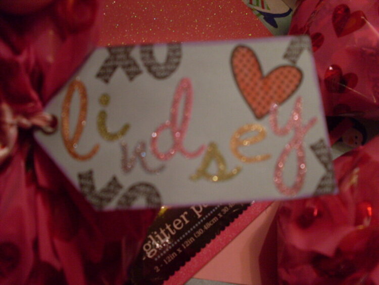Altered Valentine&#039;s Tag