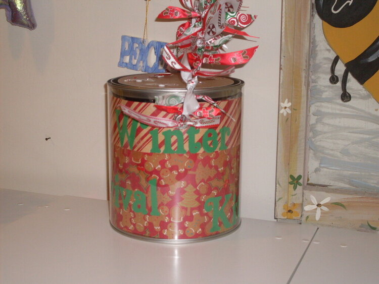 Altered Paint Can for Eric&#039;s Dad