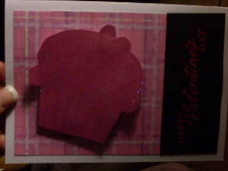 Valentine&#039;s Day Card Purple