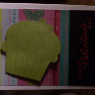 Valentine&#039;s Day Card Green