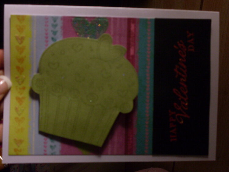 Valentine&#039;s Day Card Green