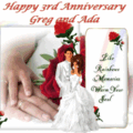 Happy Anniversary Greg and Ada