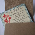 Wedding invitation