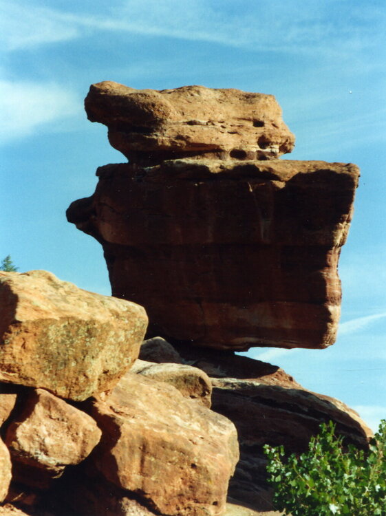 Garden of the Gods Balancing Boulders