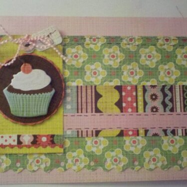 cupcake birthday card