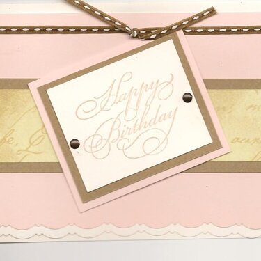 Brown &amp; Pink Happy Birthday