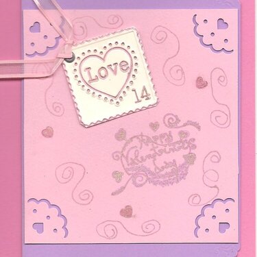 Happy Valentine Love Stamp