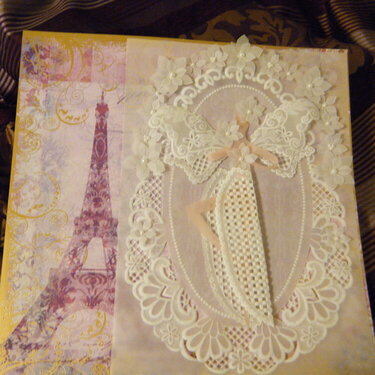 angel white work parchment craft