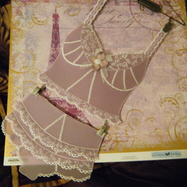 lingerie parchment craft