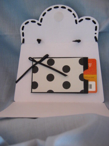 Gift Card Holder - Purse Inside