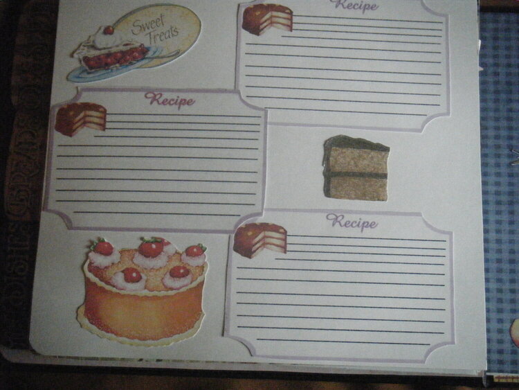 Sample Page Dessert Section