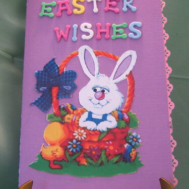Easter Wishes - Card for little girl