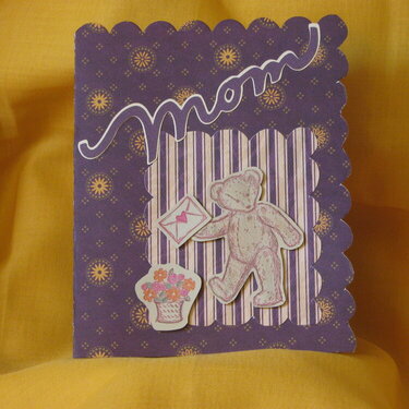 My Favorite Teddy Bear Mother&#039;s Day Card