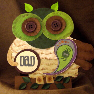 Wise Owl Father&#039;s Day Card