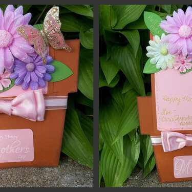 Mother&#039;s Day Flower Pot Card