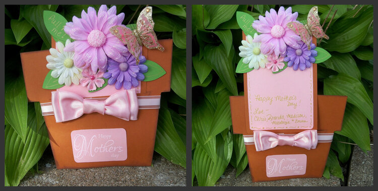 Mother&#039;s Day Flower Pot Card