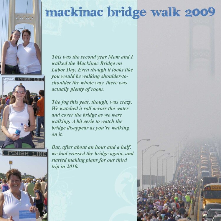 Mackinac Bridge Walk 2009