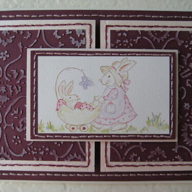 Baby Bunny Girl Card